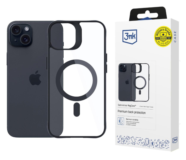 3MK Satin Armor MagCase do iPhone 15 5903108563819 - 1267303 - zdjęcie 2